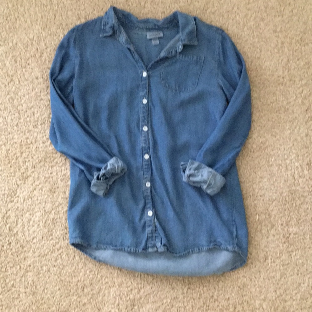 Chambray button up